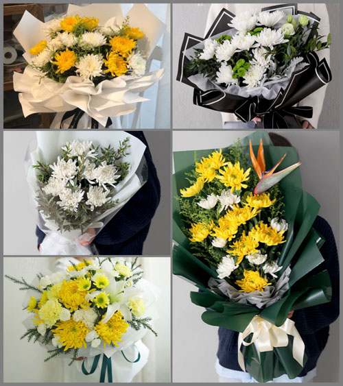 广东肇庆市广宁县洲仔镇白沙村白事花束代送